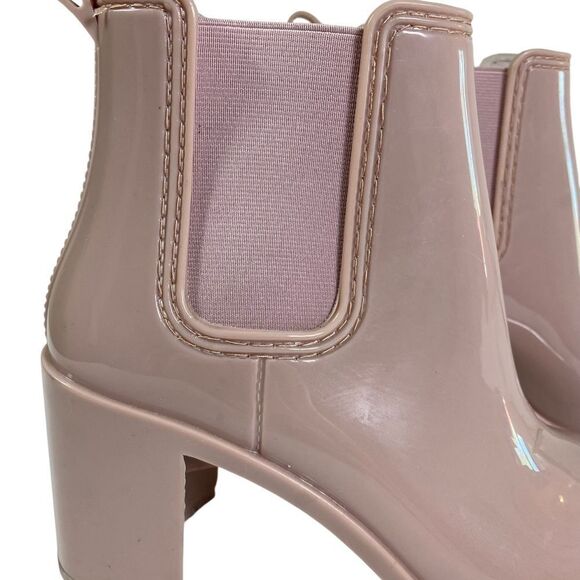 Jeffery Campbell Hurricane Rain heeled booties 10 Pink - Picture 3 of 7